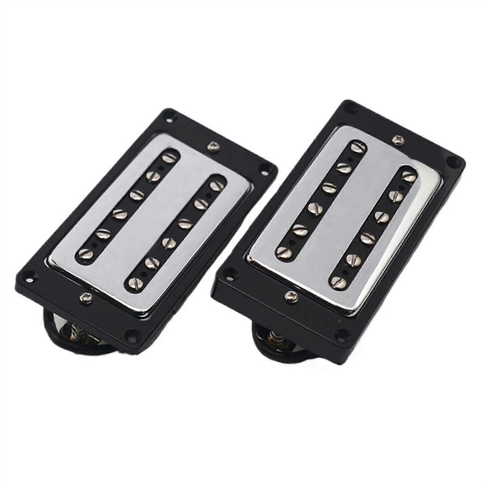 Electric Guitar Humbucker Pickup 4Wire Bridge Position Ceramic  Output with Frame