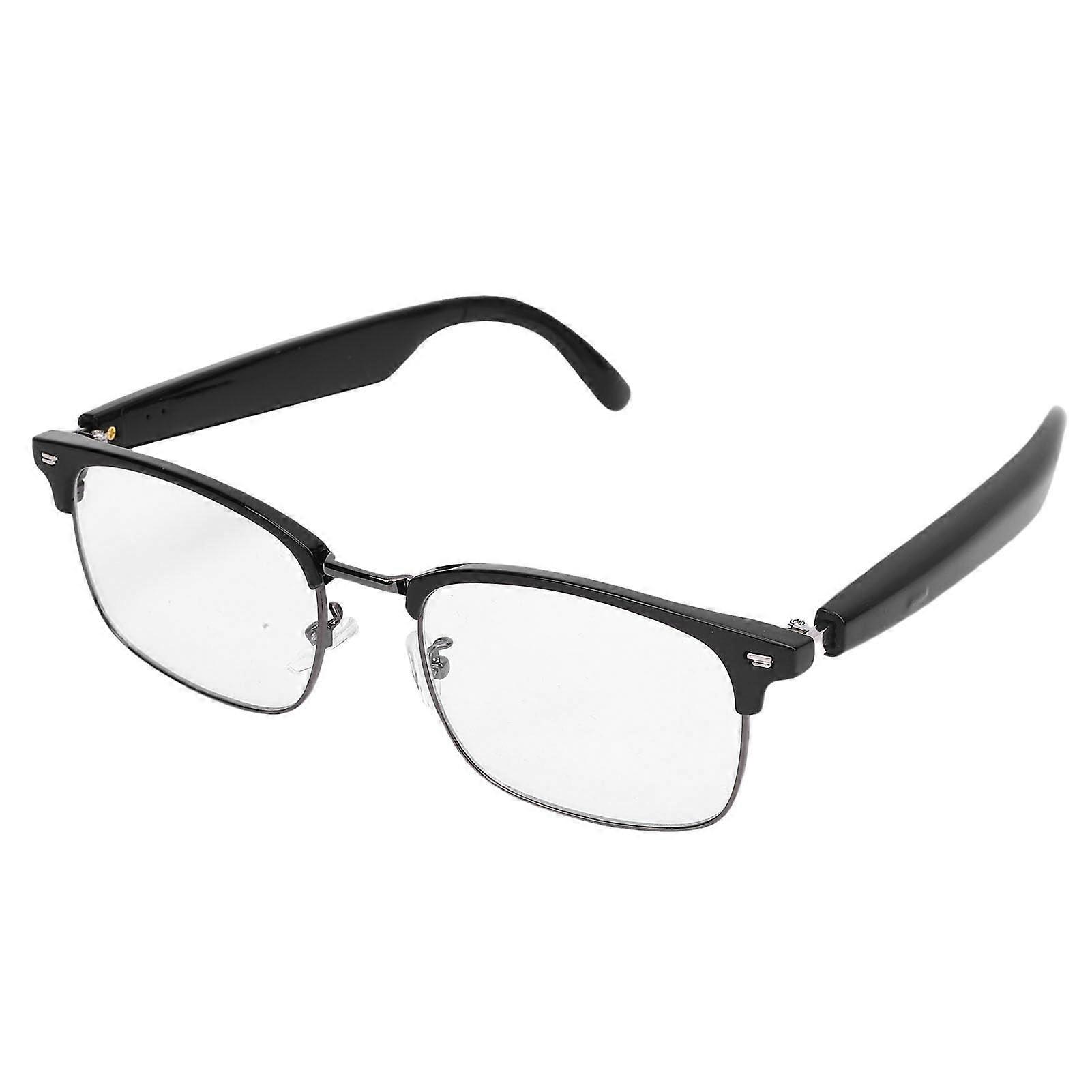 Smart Bluetooth Glasses with Mic and Speakers, Polarized Blue Light Blocking, Touch Voice Control