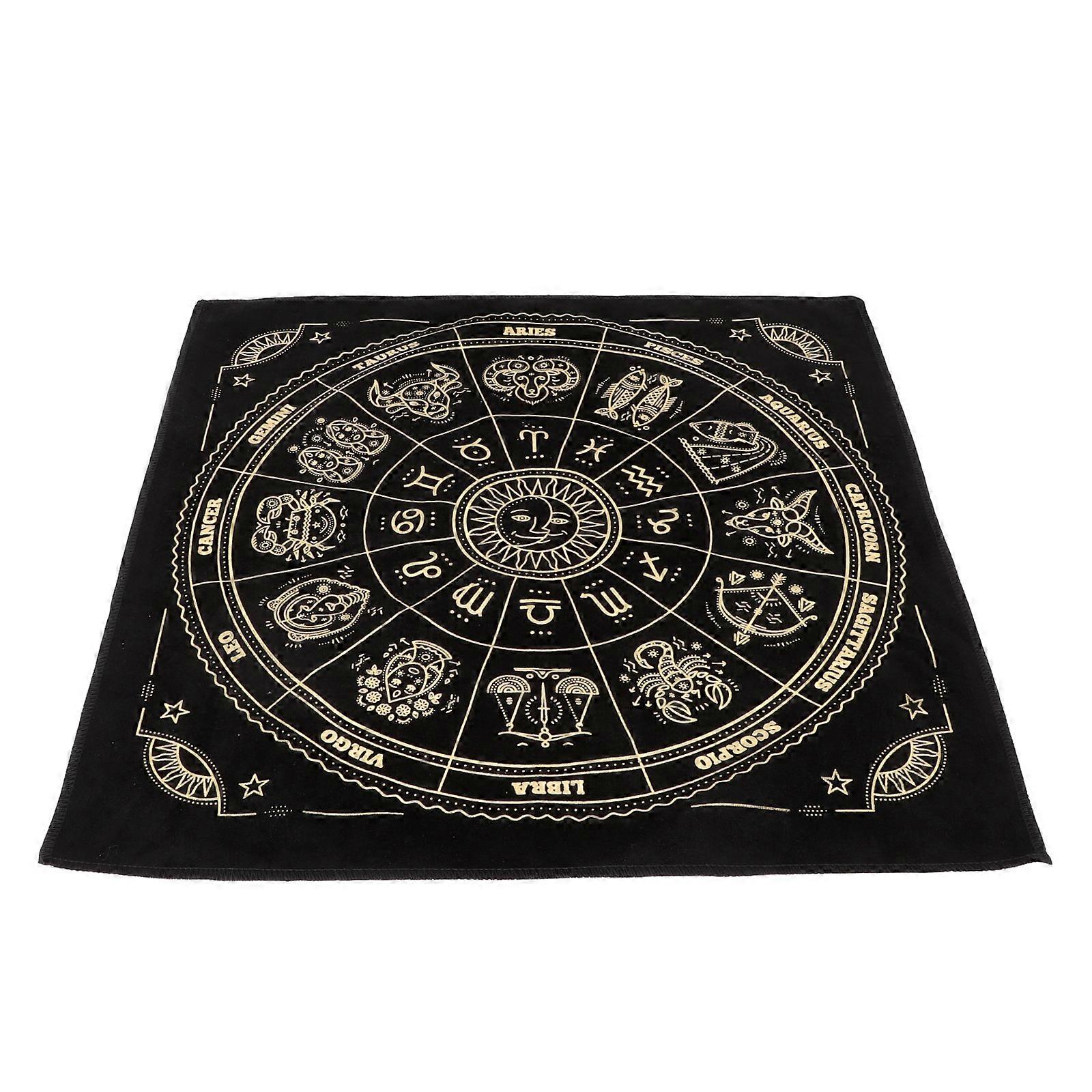 Creative Tarot Tablecloth Prop for Decoration 3Pcs Delicate Pattern