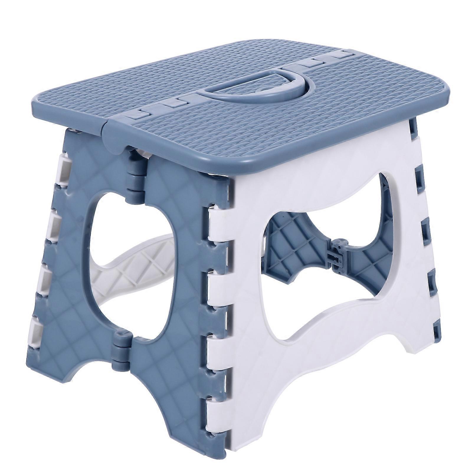 Plastic Folding Step Stool Portable Stool for Fishing Outdoor Use 3Pcs