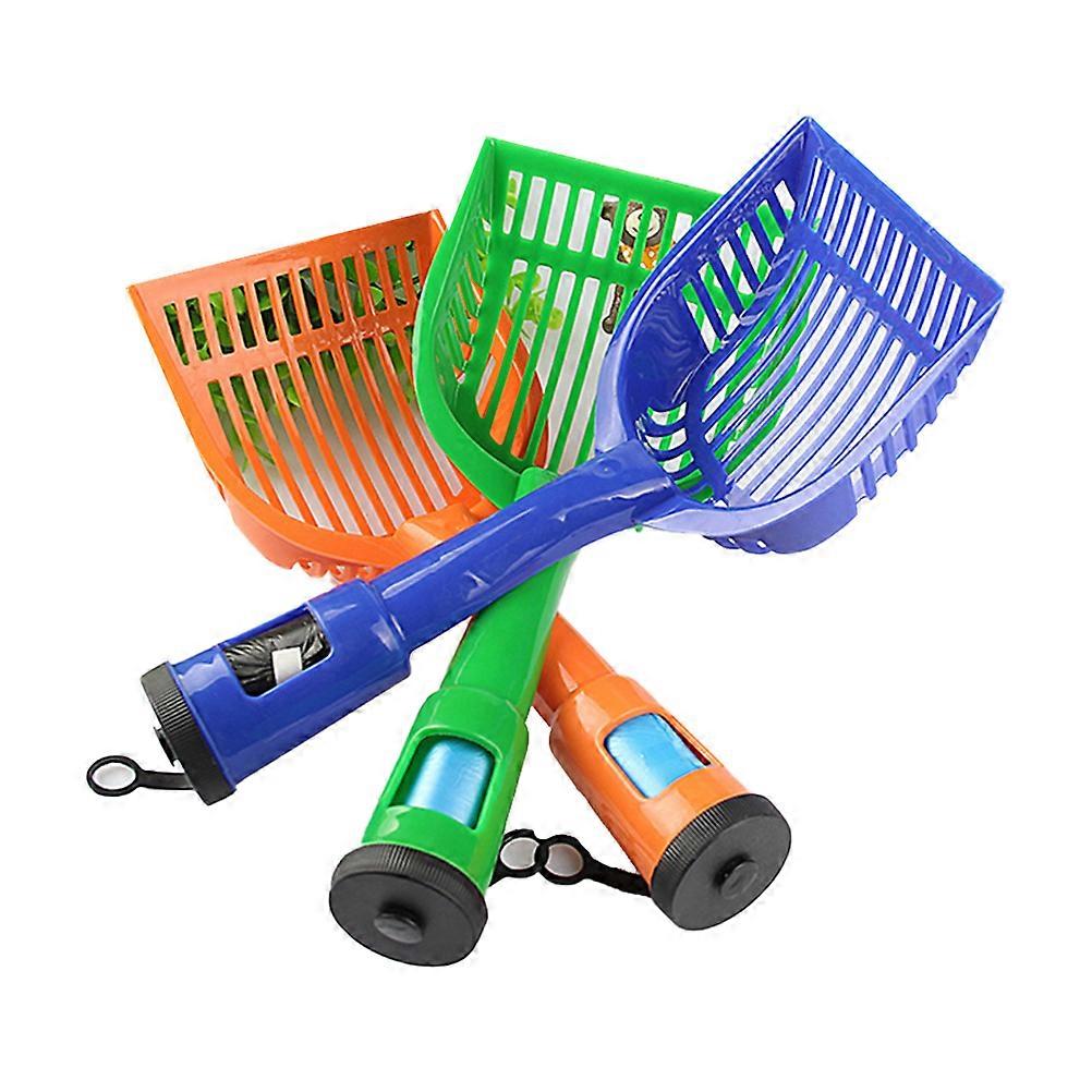 Cat Litter Plastic Pet Scooper for Cleaning 9Pcs Assorted Colors