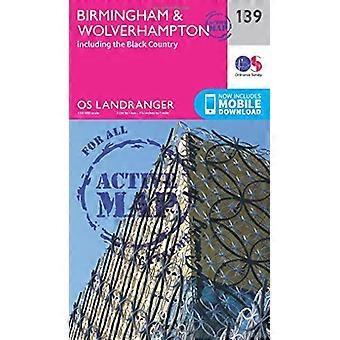 Birmingham & Wolverhampton (OS Landranger carte)