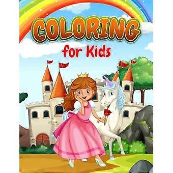 Prinzessin Malbuch : Schöne Prinzessin Malbuch für Kinder im Alter von 4-8 Jahren