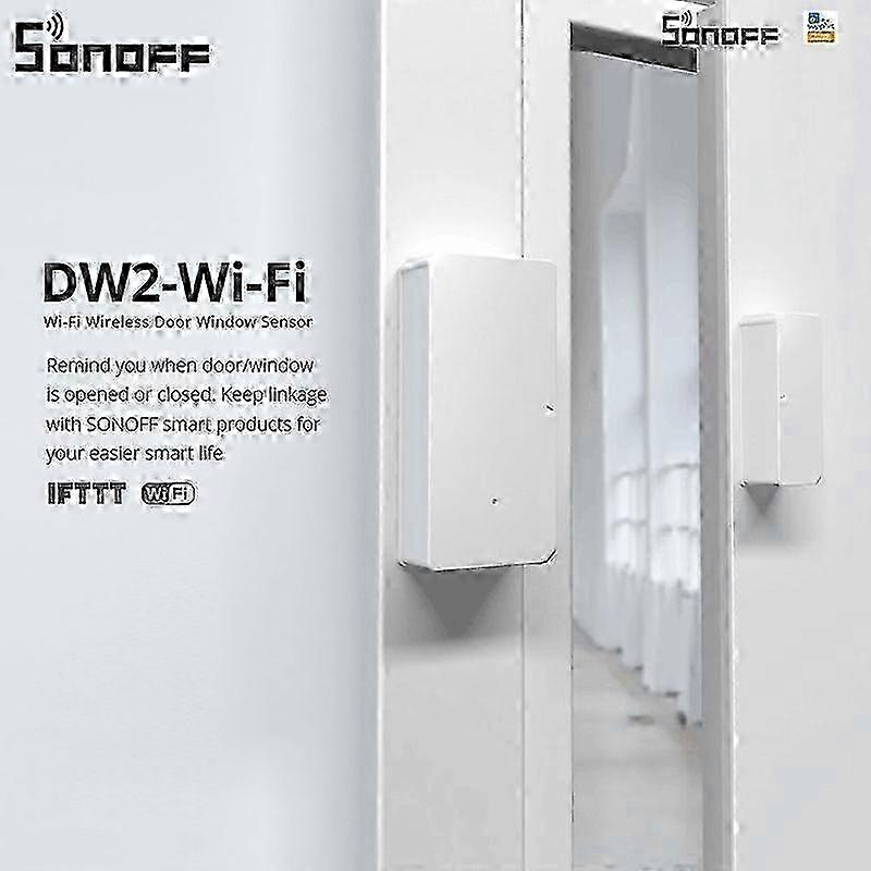 SONOFF DW2 Wifi Wireless Door Window Sensor Open/Closed Detectors e-WeLink APP
