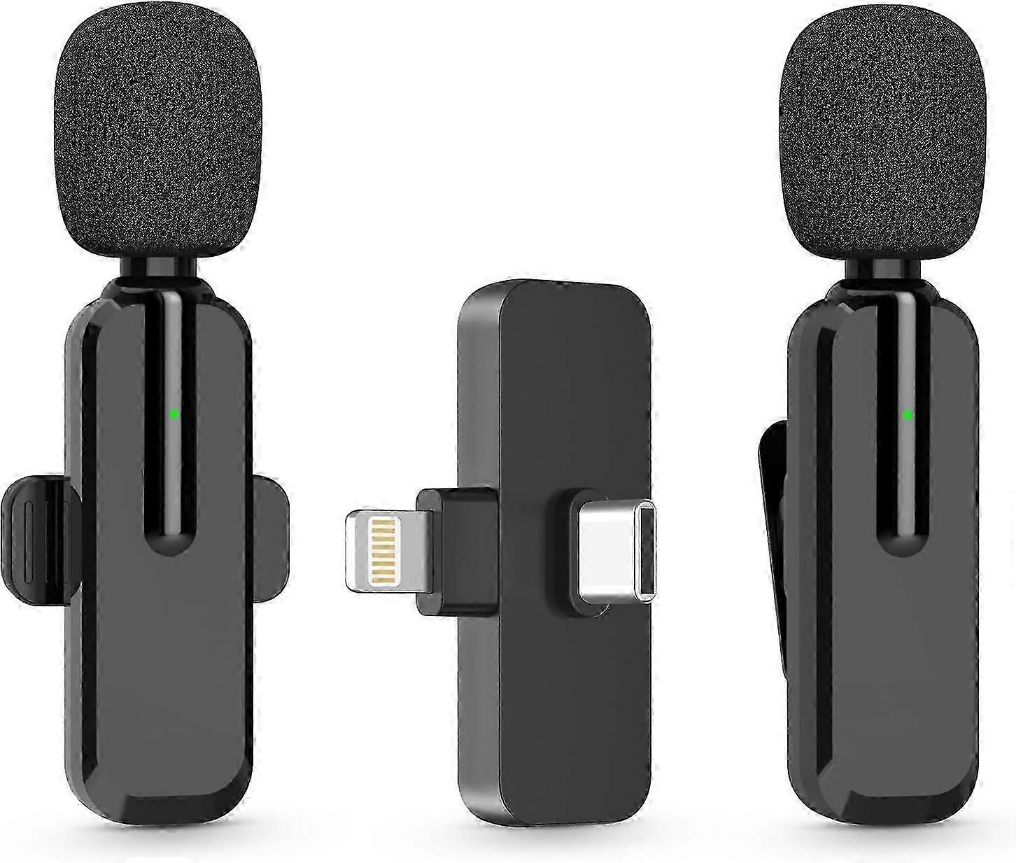 Wireless Lavalier Microphone for iPhone, iPad, Android - Bluetooth Lavalier