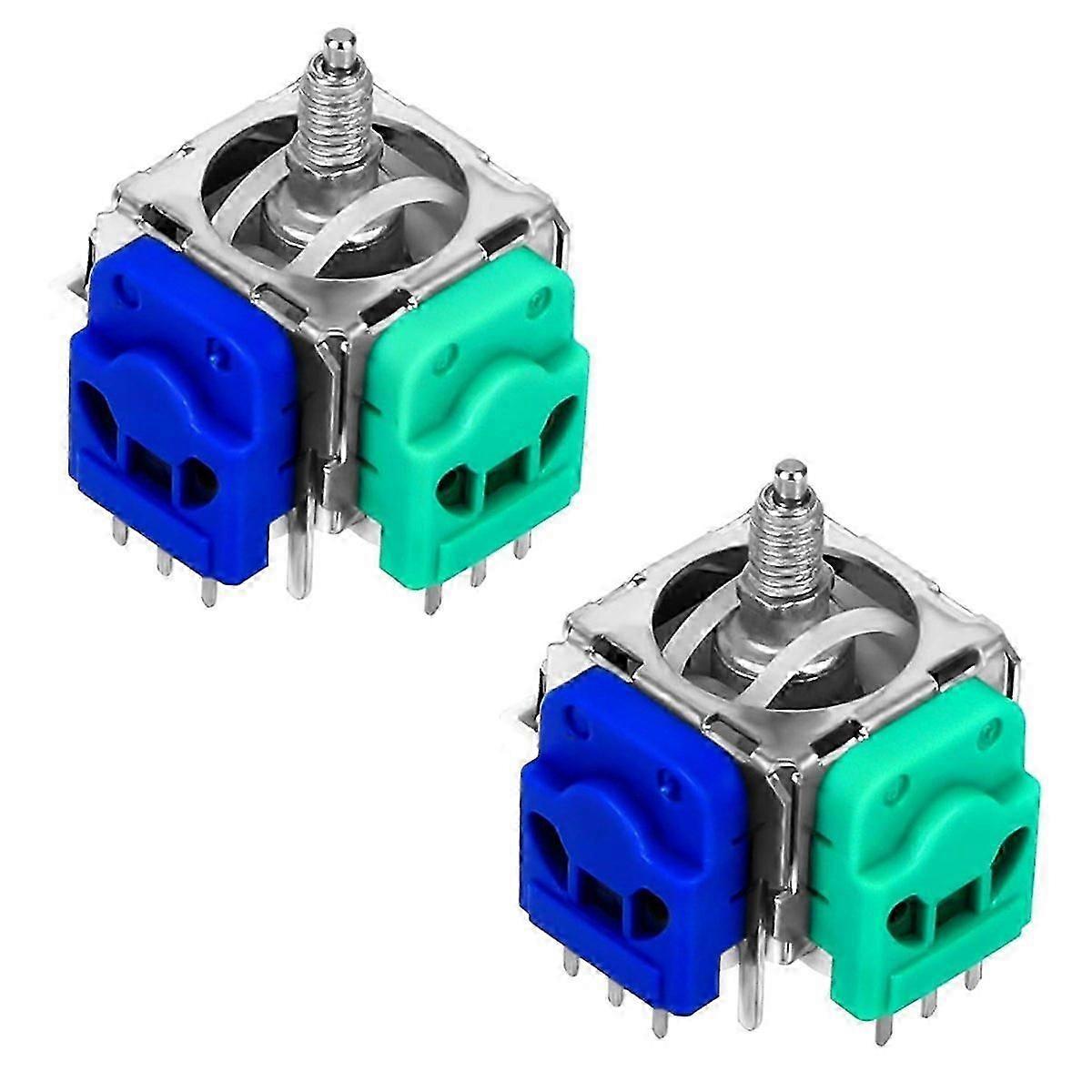2 Pack Electromagnetic Joystick Replacement Drift Repair Accessories
