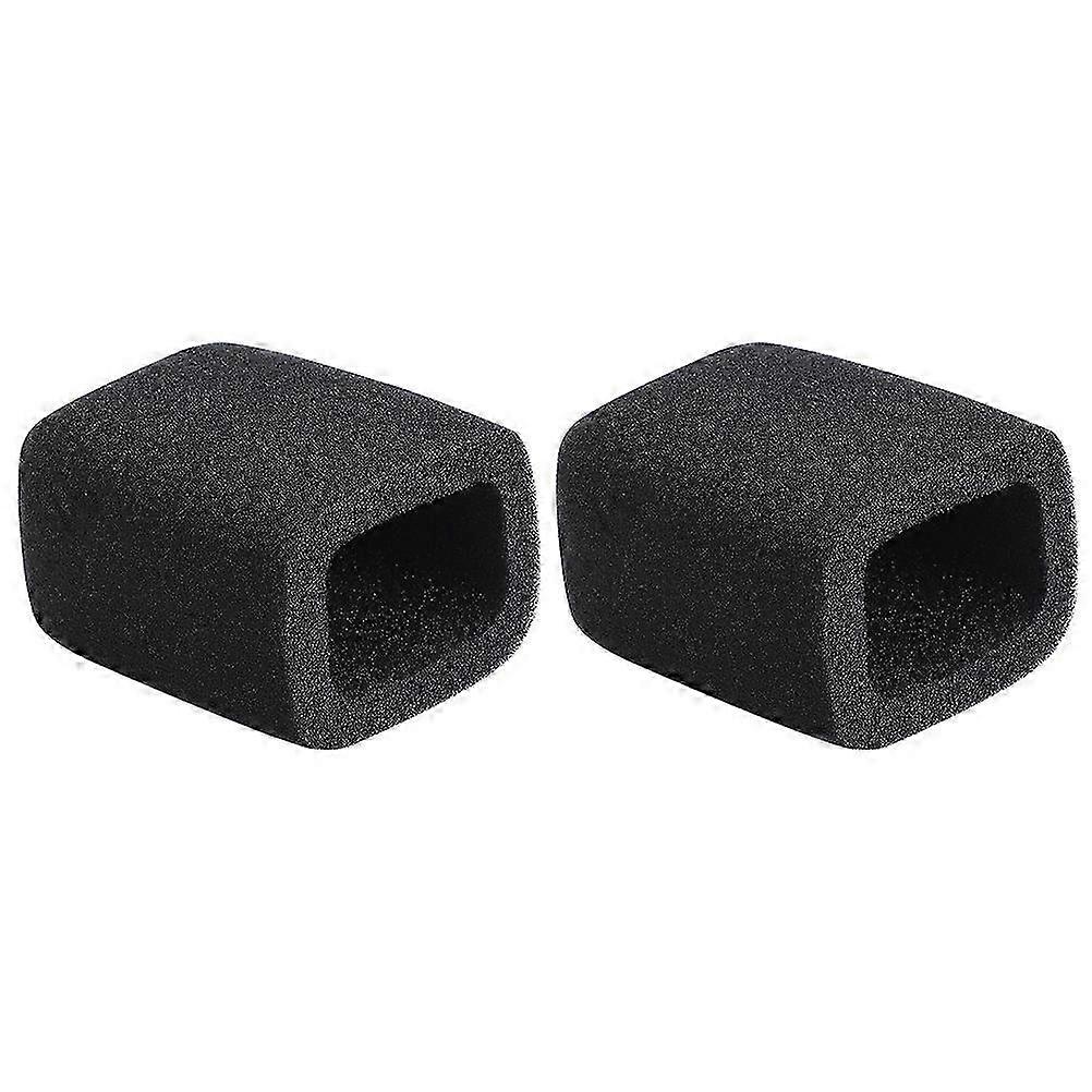 2pcs Soft and Practical Office Microphone Covers Sponge