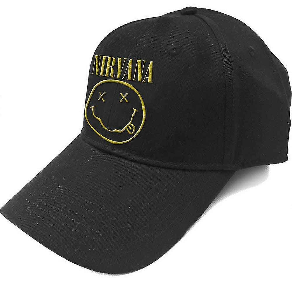 Nirvana Band Logo Grunge Smile Strapback