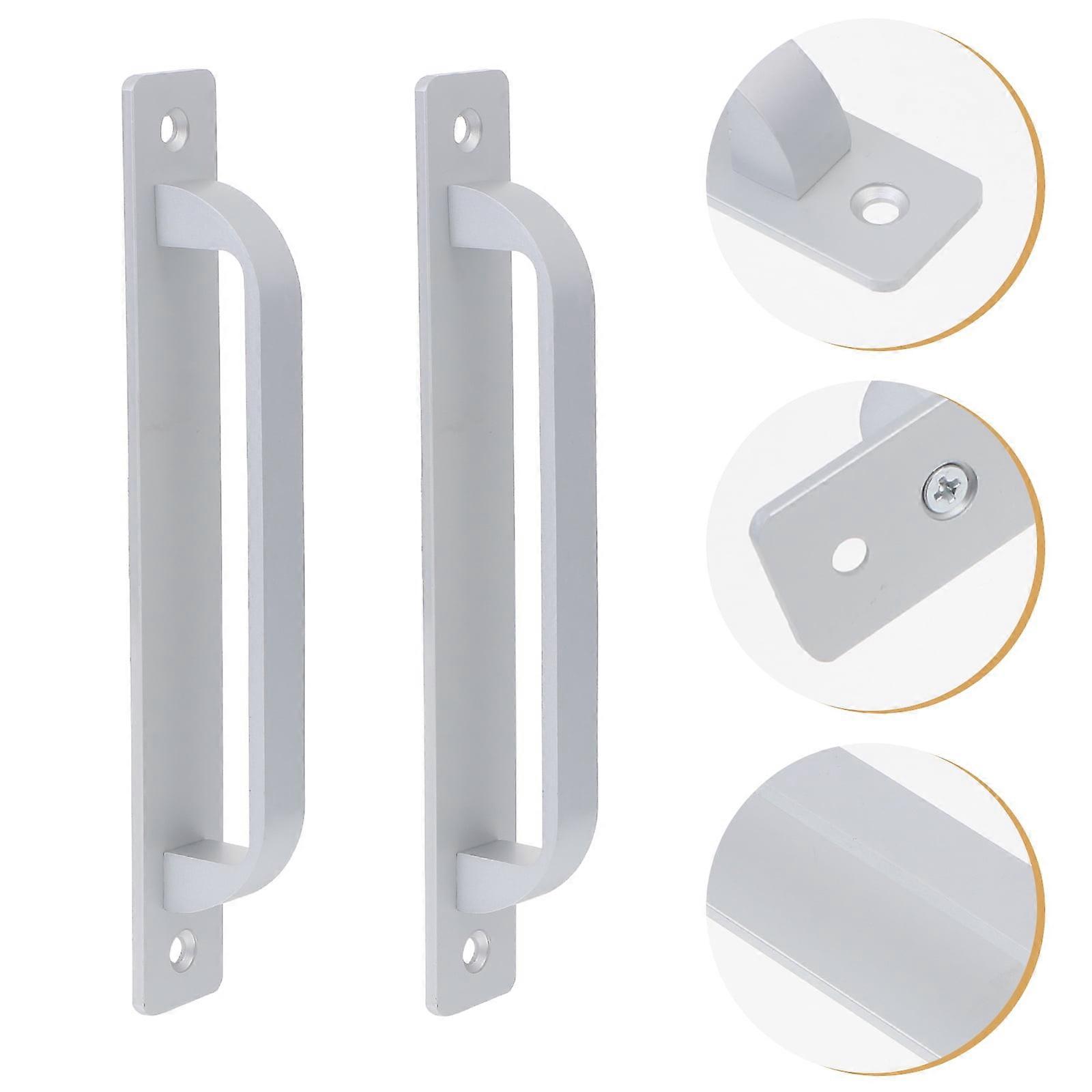 2 Pcs Cabinet Drawer Pulls Door Handle Handles Surface Mounted