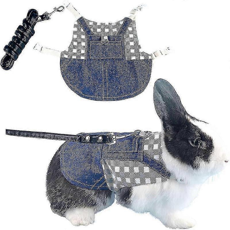 escape-proof rabbit harness soft strap for small pets