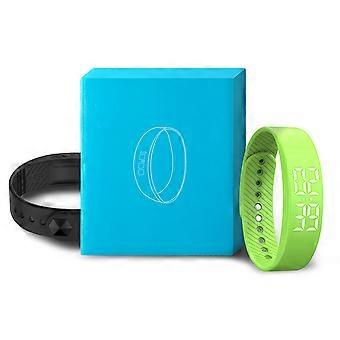 T5S Bracelet Montre avec Vibrant En Temps Réel Montrant Étanche Bracelet Intelligent LED Écran Fitness Sports Sommeil Montre Intelligente (Noir)