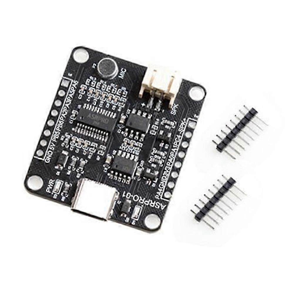 ASR-PRO Development Board Speech Recognition Control Module AI Offline Recognition Module Pin Heade