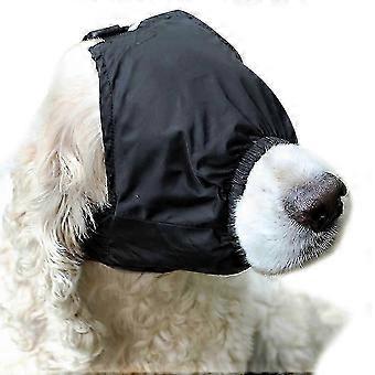 SHVY-Lugnande mössa för hund, ögonmask för husdjur, nylonskyddande halsband för pälsvård mot åksjuka, hundångestmunkorg, lugnande mössa för husdjur, ögonmask
