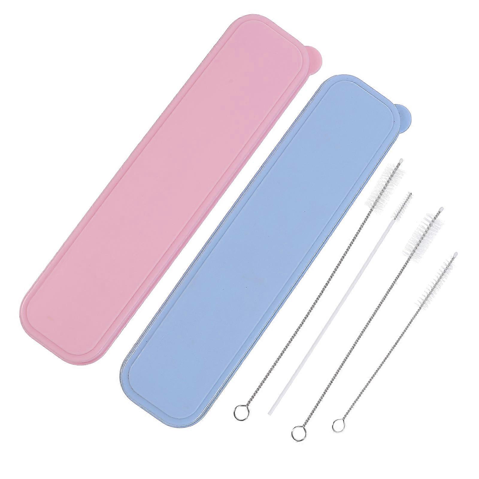 Straw Accessories Straw Containers for Storage Use 1Set Assorted Color