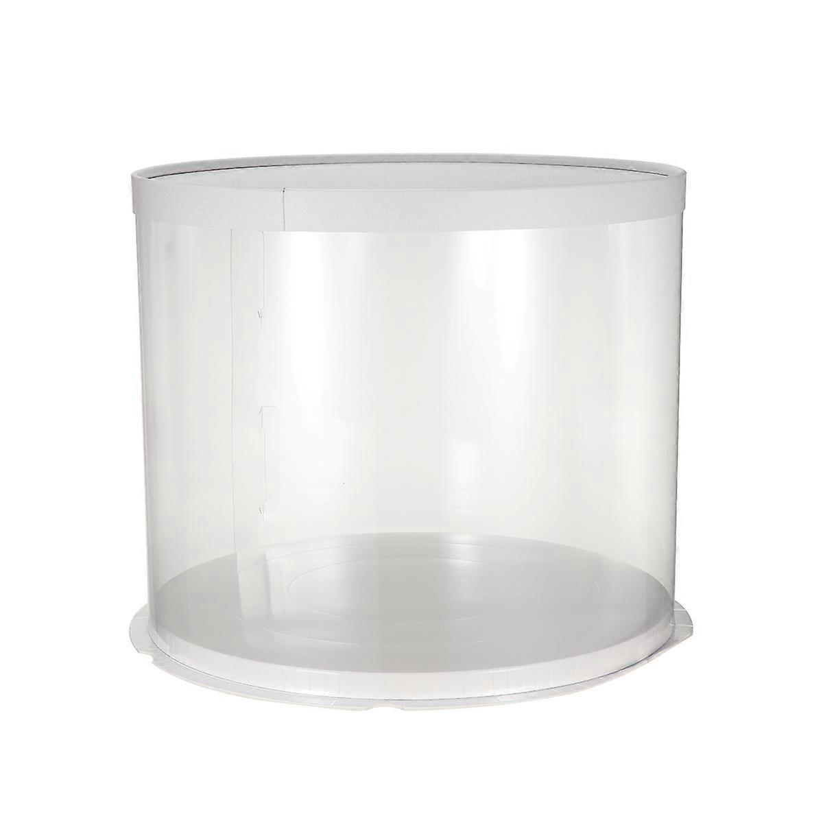 Transparent Cake Box Cake Packaging Boxes for Storage Plastic White