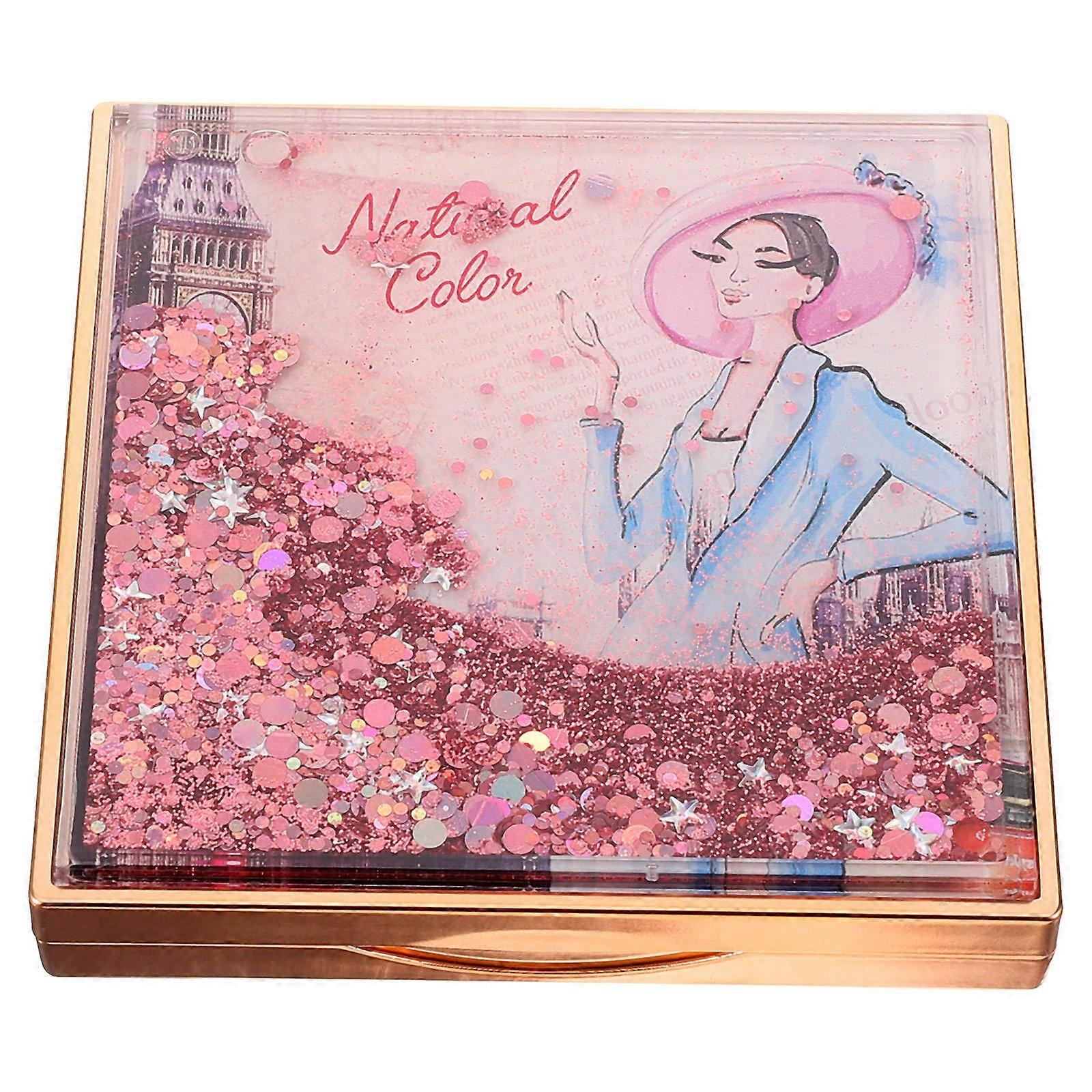 Makeup Palette Empty Eyeshadow Box for Storage Use with 9 Grids
