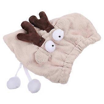 Hair Dry Wrap Microfiber compatible with Quick Drying Hair 2Pcs Coffee Tone