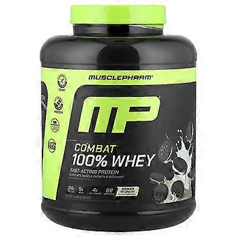 MusclePharm, Combat® 100% Whey Protein Powder, Cookies 'N' Cream, 5 lbs (2,28 kg)