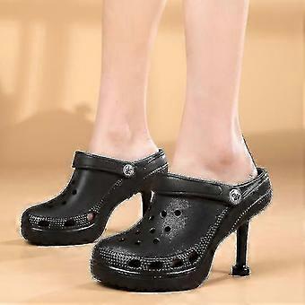 Letnie nowe buty na wysokim obcasie 2023 damskie kapcie damskie dwie pary noszą buty na wysokim obcasie modne kapcie nowość S06