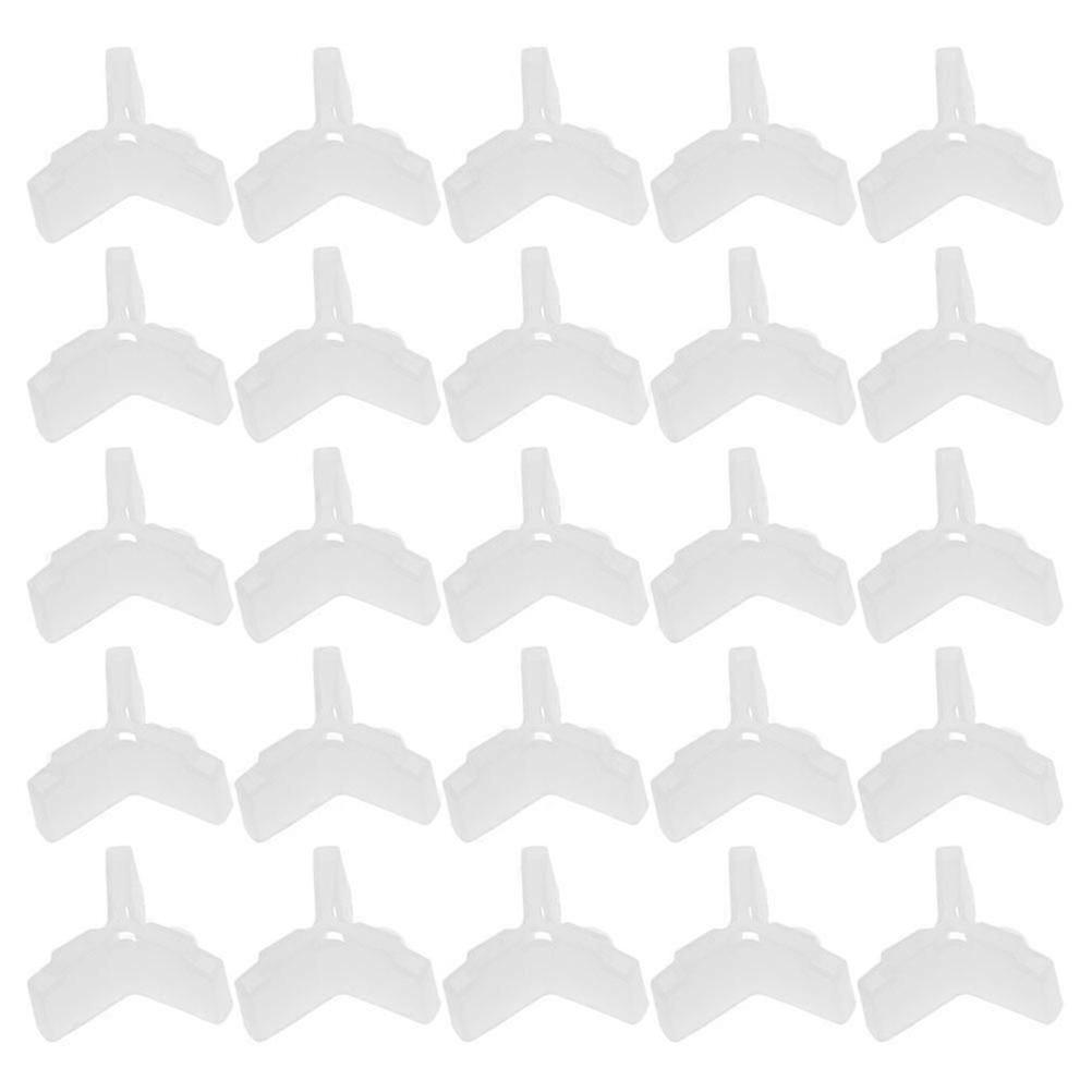 Plastic Triple Hook Cap Safety Protector for Protection 100Pcs