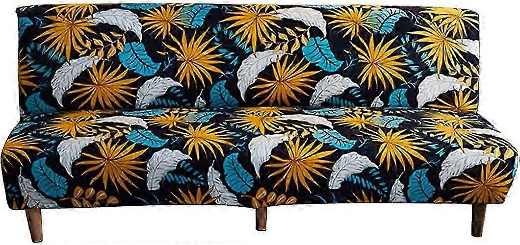 Sofa cover without armrests stretch 2 seater sofa cover foldable