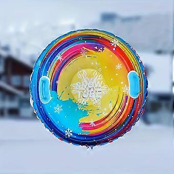 Inflatable skiing ring, suitable for skiing, snowboarding, and snow rafting - all-terrain winter sports. Equipped with a [MI]