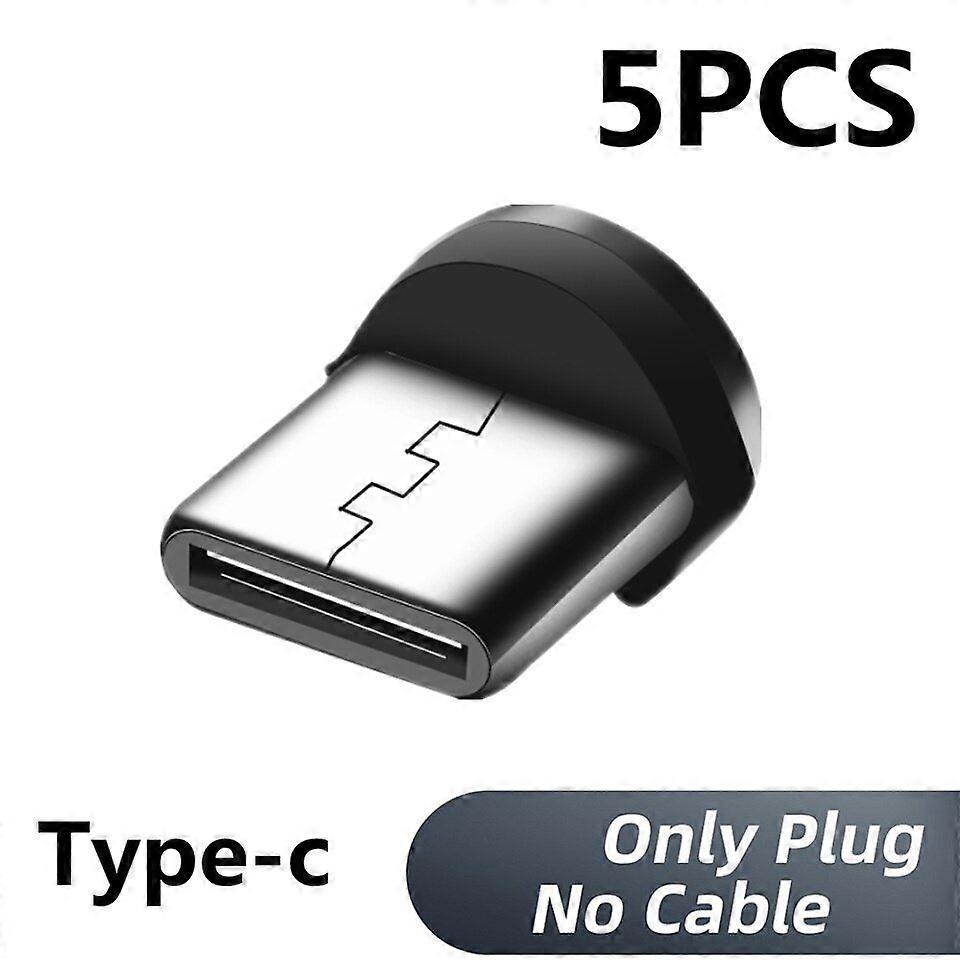 Round magnetic cable plug type C micro USB, 360