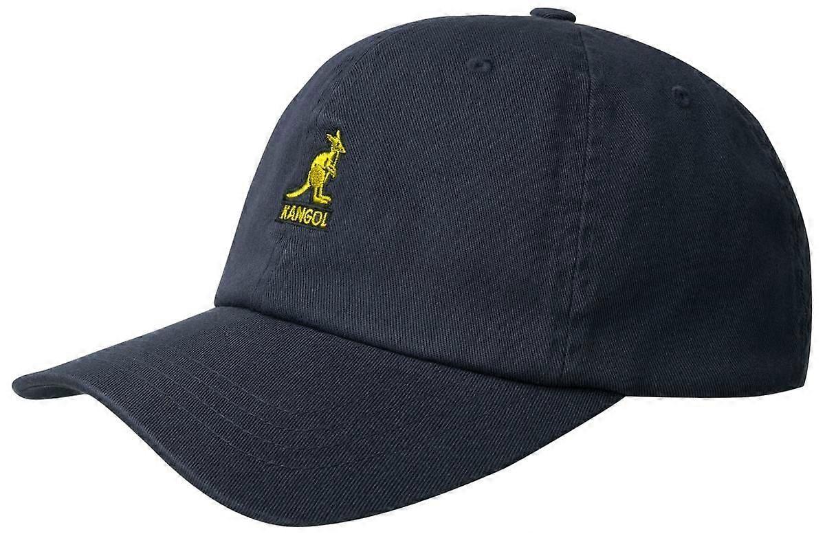 Kangol Washed Baseball Cap - Navy