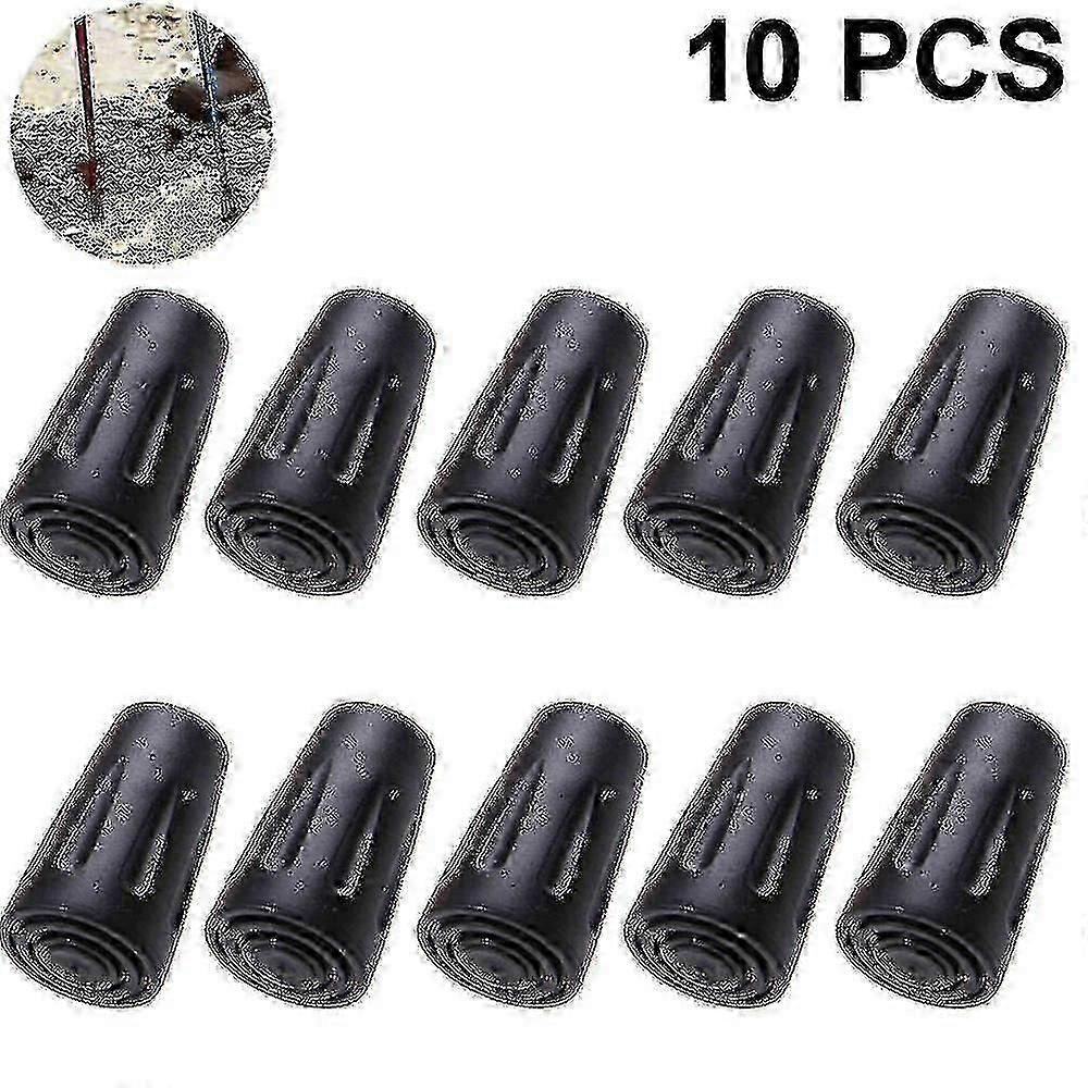 Walking Stick Rubber Tips Ferrules 10 Pack Trekking Pole Protector
