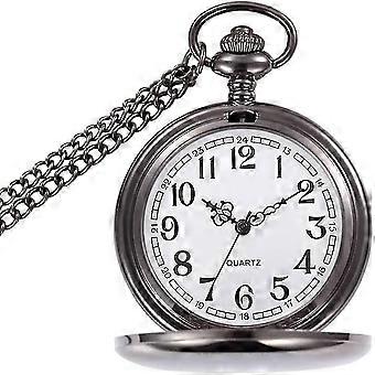 Taschenuhr Vintage Smooth Quartz Classic für Männer Frauen