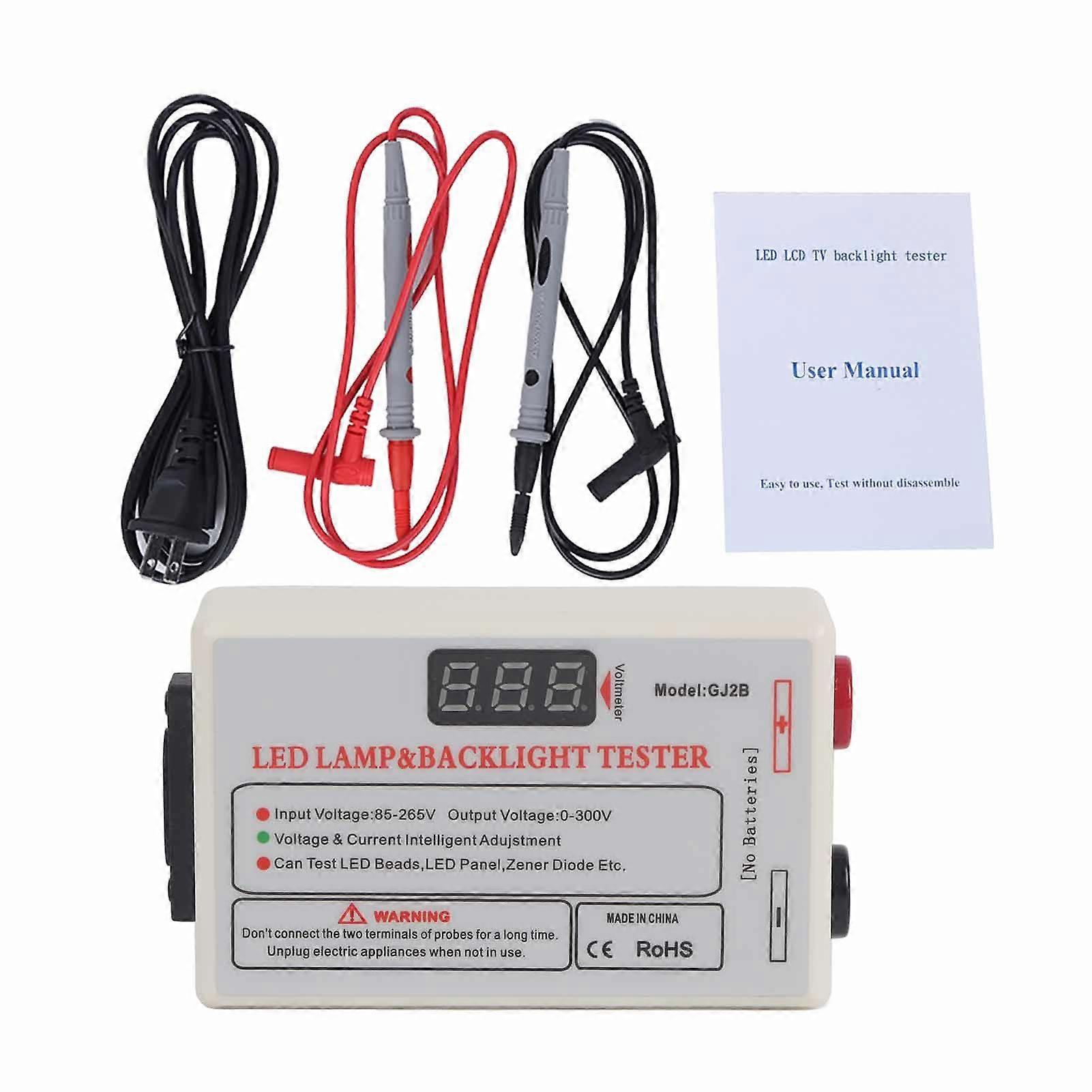 LED Tester Stabilizing Testing Tool Diode LCD Backlight Current Automatic Adjustment (85-265V)(US Plug ) Prise US