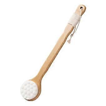 Fibre Bathing Scrub Shower Back Brush Ergonomic Design For Adults 39.50X6.50X4.00CM