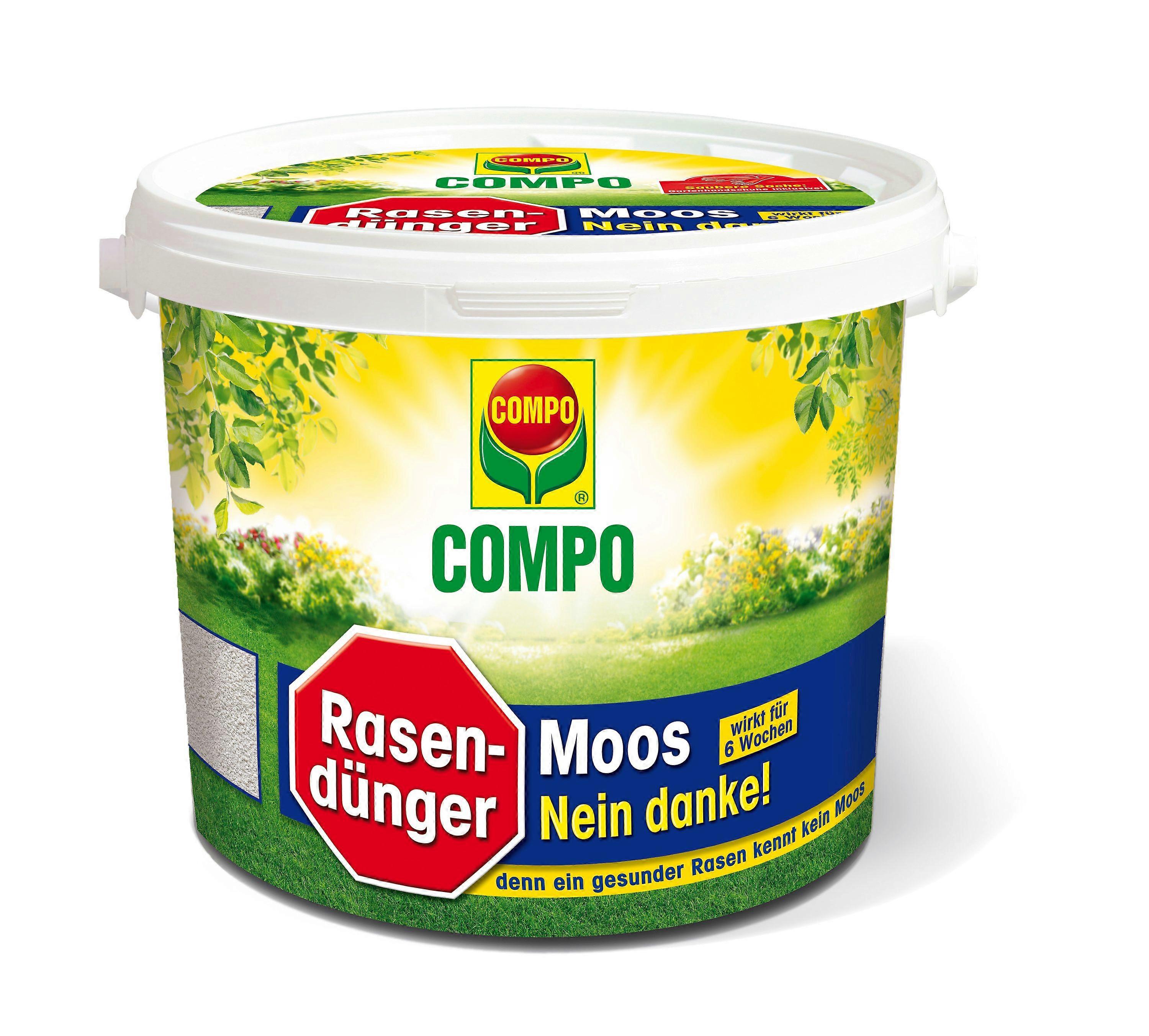 COMPO Gazon îngrășământ Moss - Nu, mulțumesc!, 7.5 kg