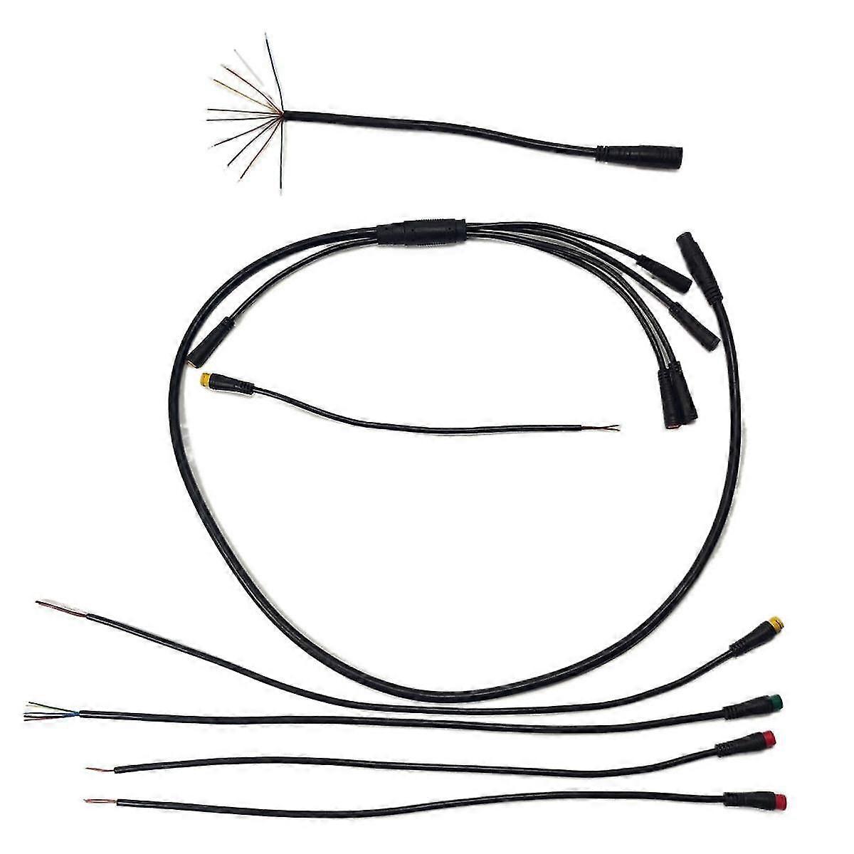 Ebike Electric Bicycle Common Controller Conversion Waterproof Wire Cable Diy 1t5 Throttle Brake Display Headlight