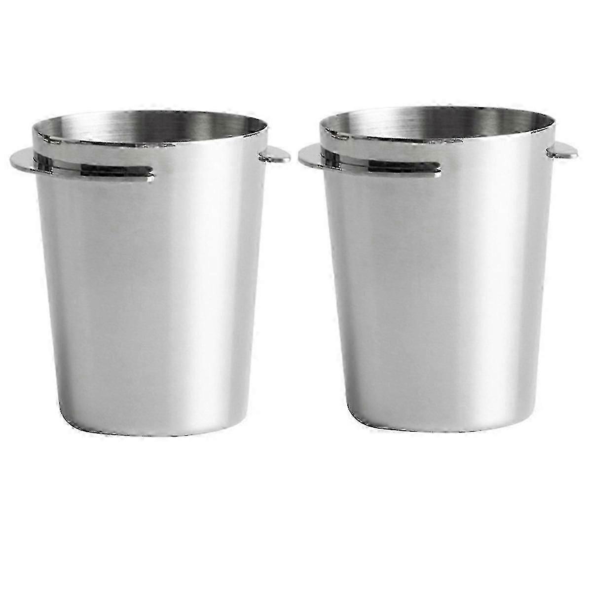 Stainless Steel 51mm Coffee Maker Dosing Cup 2pcs