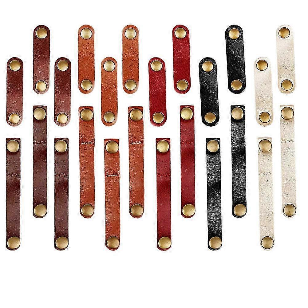 Cable Straps Organizer compatible with Organizing Cable 24Pcs Assorted Color