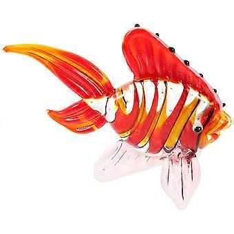1pc Marine Theme Desktop Adornment Stained Glass Fish Crafts for Home Decor