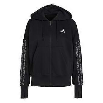 Felpa con cappuccio Adidas W Aop 3s Ft Fz