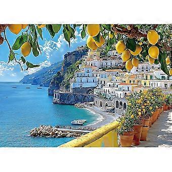 Amalfi Coast Puzzle Premium Jigsaw Puzzles Rustic Style CYQL-712