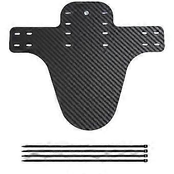 Fietsspatbord met carbonpatroon, draagbaar spatbord voor racefiets en mountainbike, ultralicht MTB-spatbord.