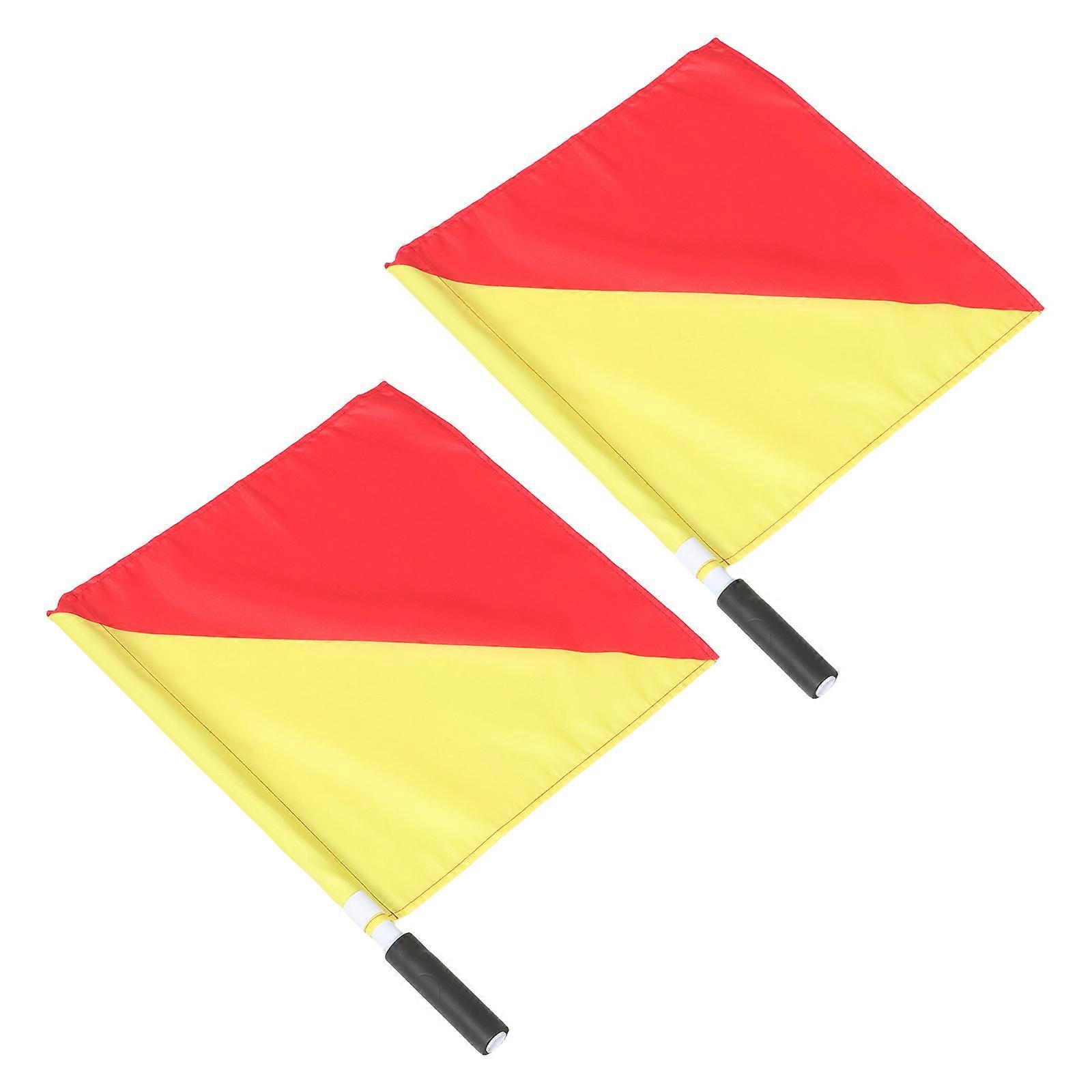 Military Training Flag Commanding Handheld Flags for Performance 2Pcs Set
