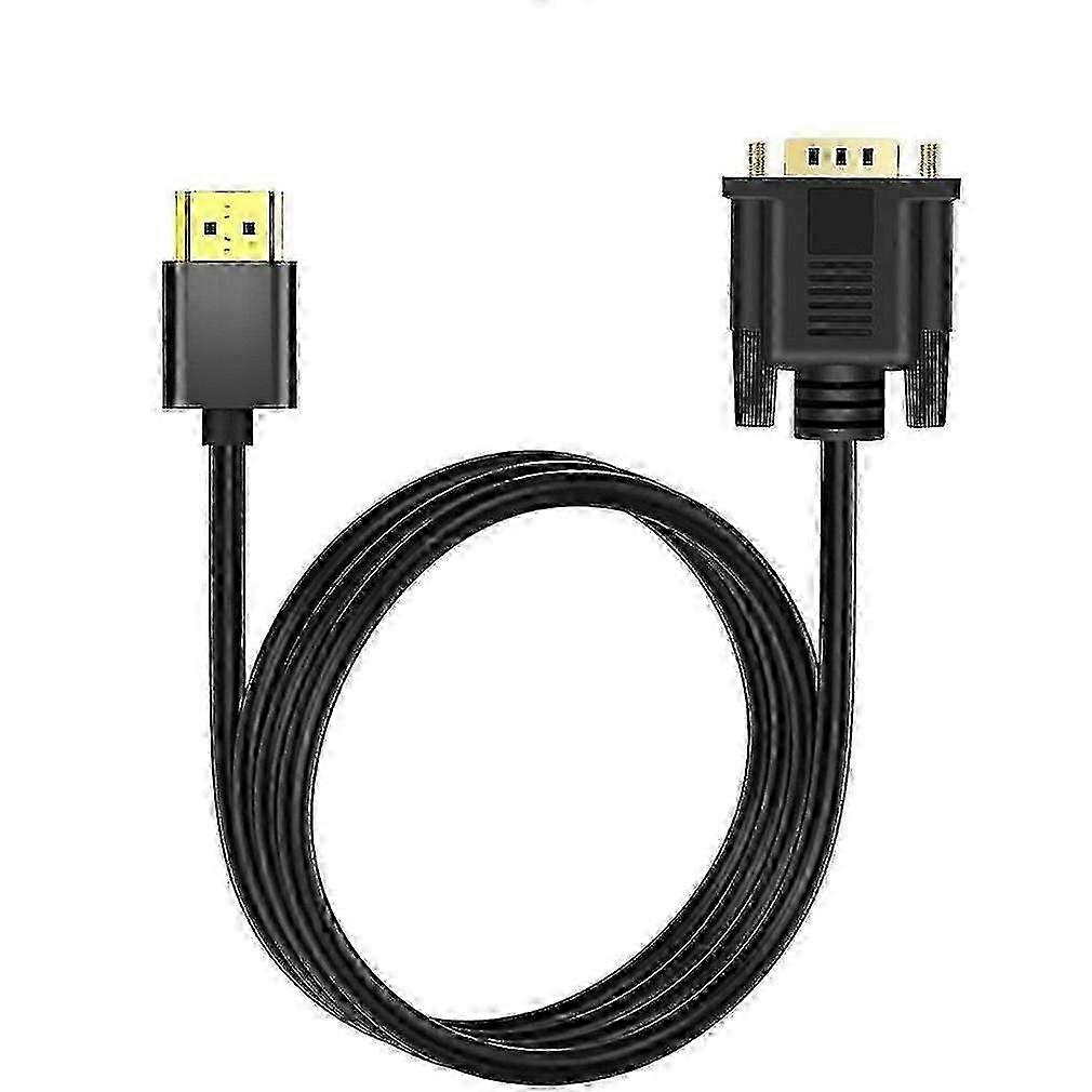 Hdmi-compatible To Vga Conversion Line With Chip Quick Installation Simple Operation No Software And No Setting