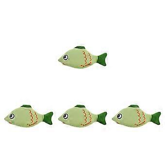 Realistic Fish Toy Cat Plush Toy for Interactive Play 4Pcs Set