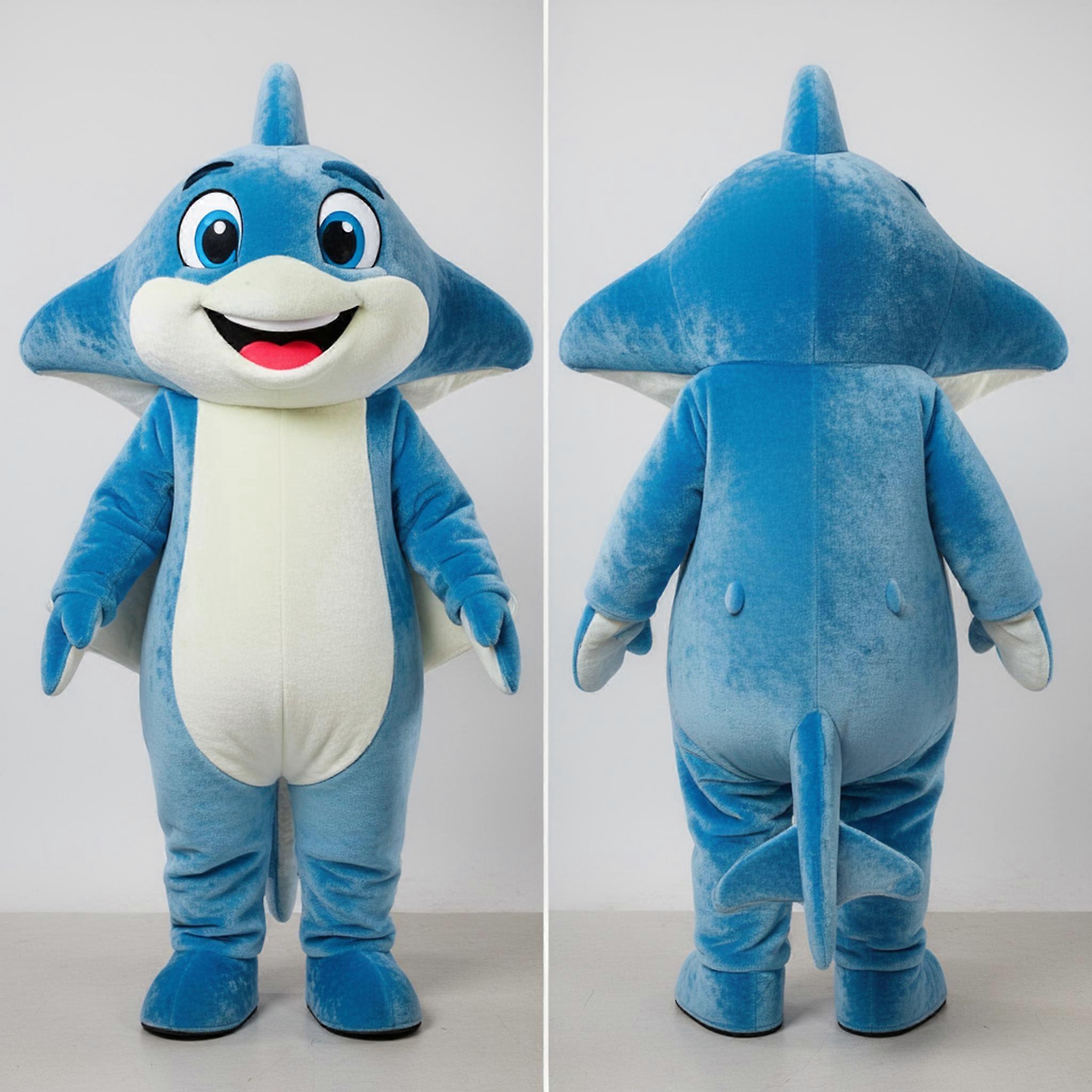MASTICOT Ivory Velvety Stingray Mascot
