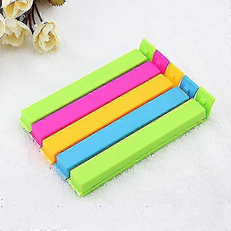 5Pcs Simple Clips buckle design Portable Cute Plastic Clips compatible with Restaurant