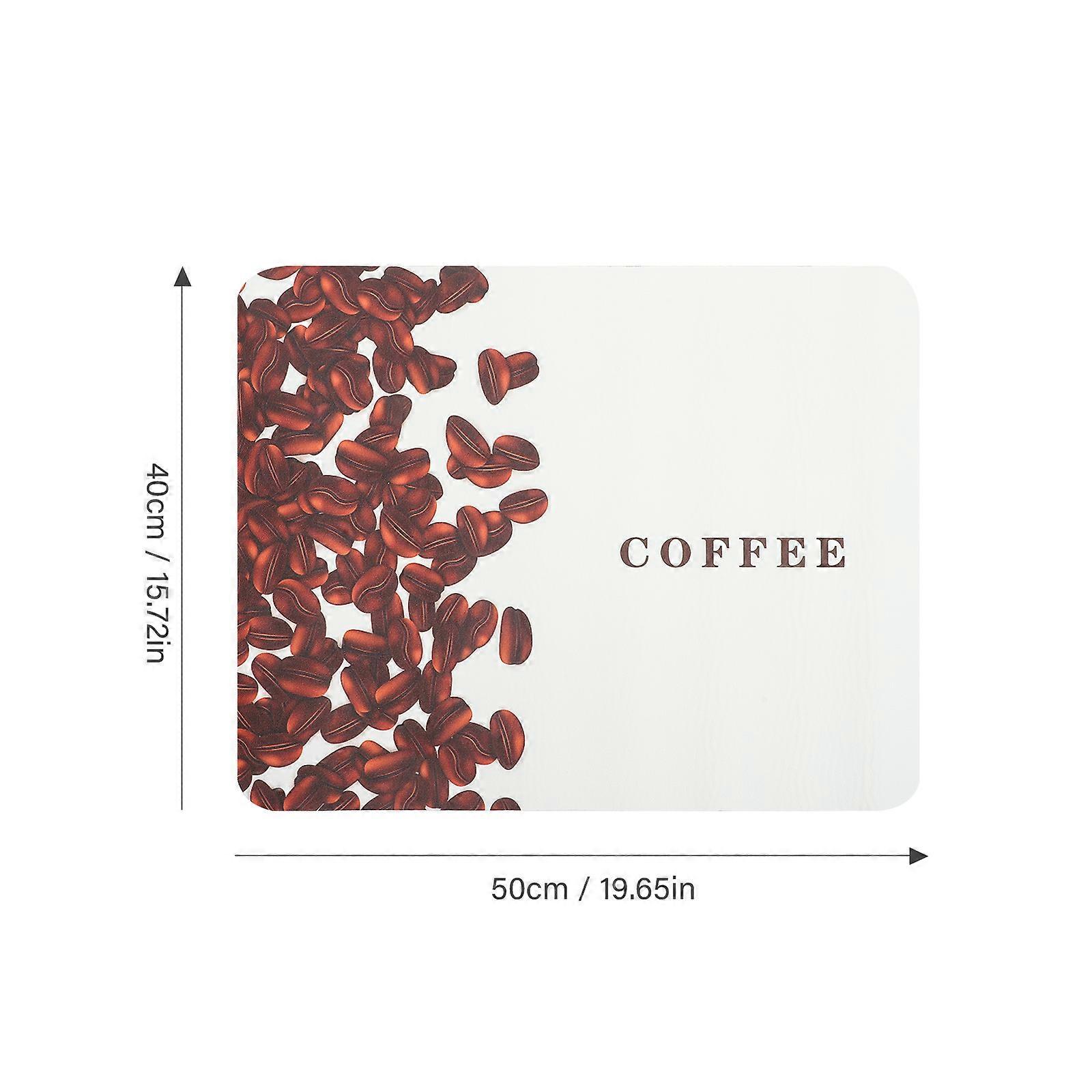 Coffee Machine Mat Absorbent Draining Board Mat for Kitchen Use
