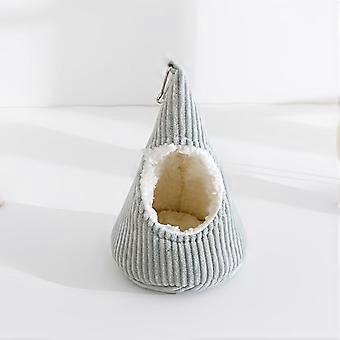 Winter Plush Thickened Hammock for Small Pets, Fits Hamsters, Guinea Pigs, Mice, Chinchillas & Birds