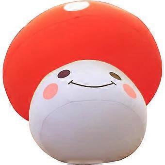 Mushroom Plush Stuffed Mushroom Pillow for Kids Soft Red Hugging Pillow