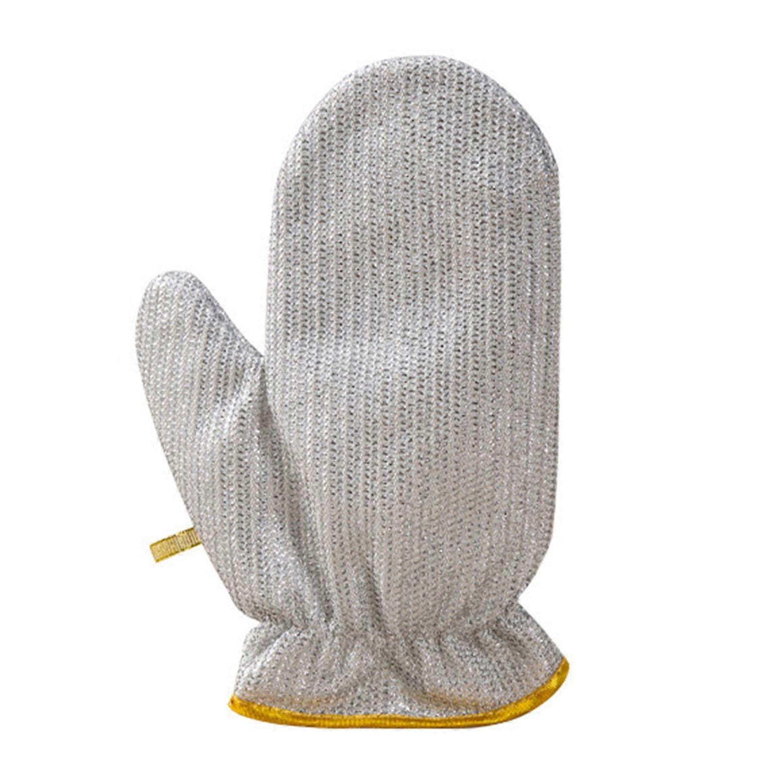Kitchen Scrubber Glove with Heat Insulation and Hanging Loop