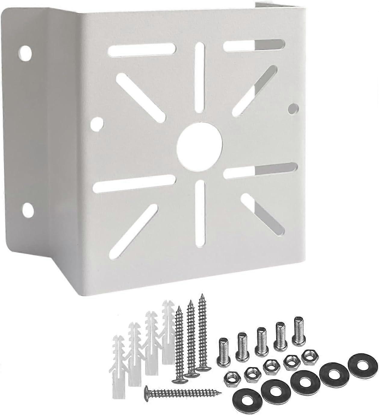 Universal vertical security camera bracket, solid metal corner bracket with 2 loops, suitable for CCTV cameras